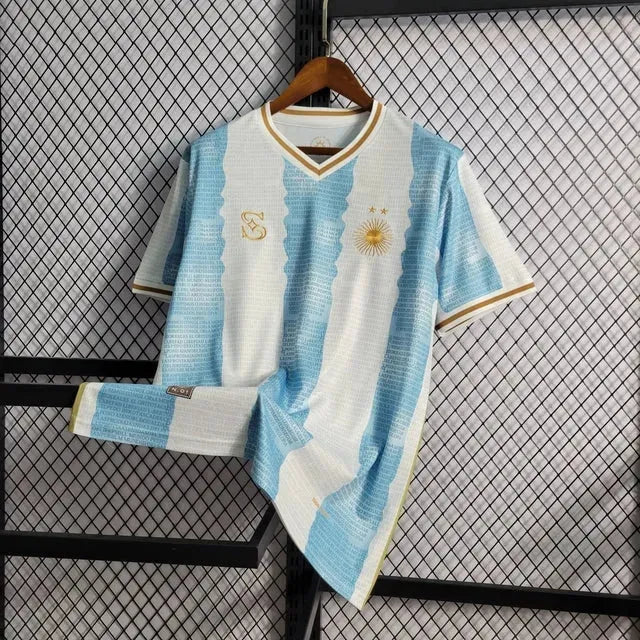 "Camisa Argentina Edição Comemorativa 22/23 - Torcedor Masculina - Netmantos"