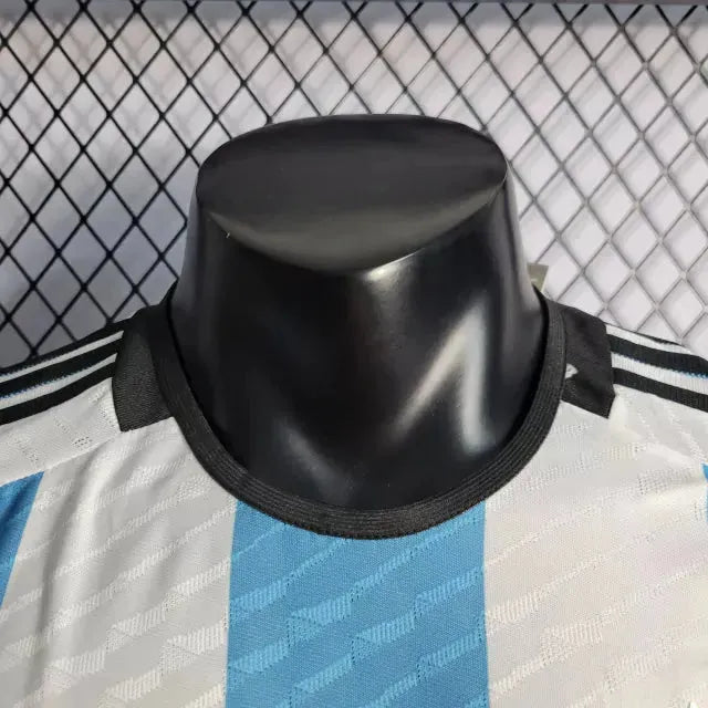 "Camisa Argentina 3 Estrelas Home 22/23 - Jogador Masculina - Netmantos"