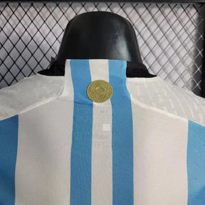 "Camisa Argentina 3 Estrelas Home 22/23 - Jogador Masculina - Netmantos"