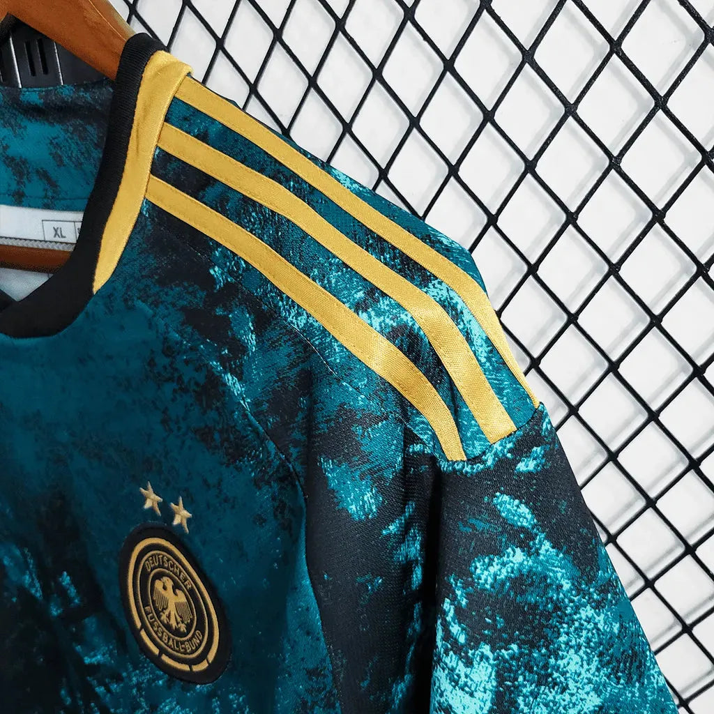"Camisa Alemanha Away 23/24 - Torcedor Masculina Azul - Netmantos"
