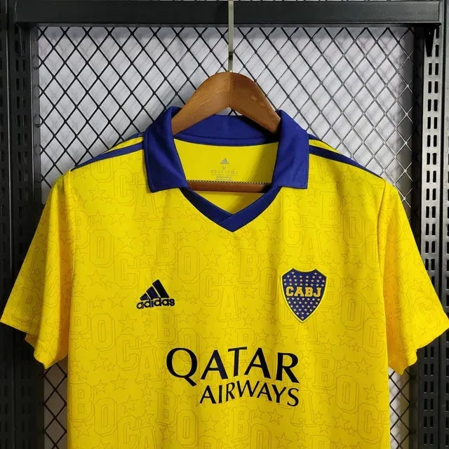 "Camisa Boca Juniors Away 22/23 - Torcedor Masculina Amarela - Netmantos"