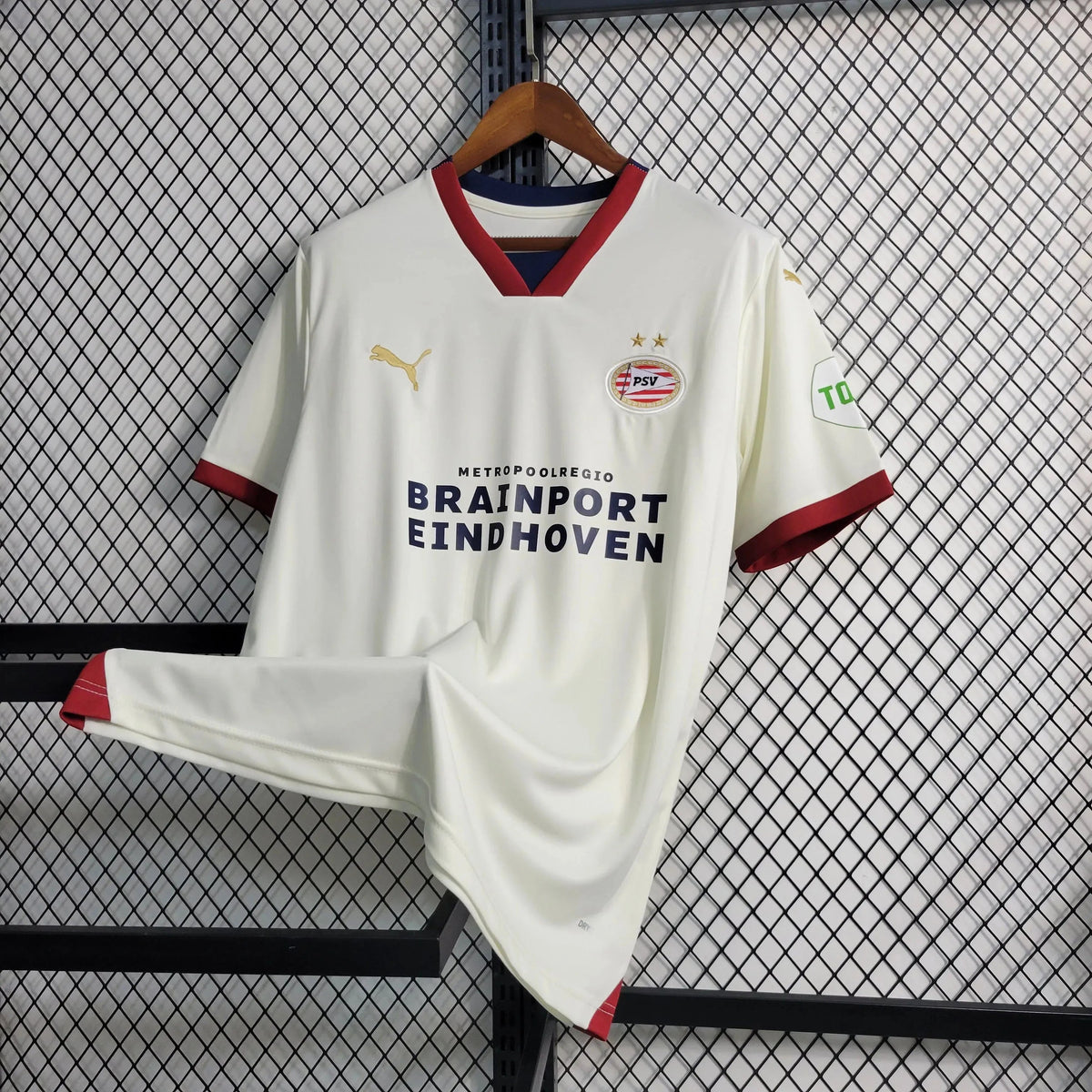 "Camisa PSV Away 23/24 - Torcedor Masculina Branca - Netmantos"