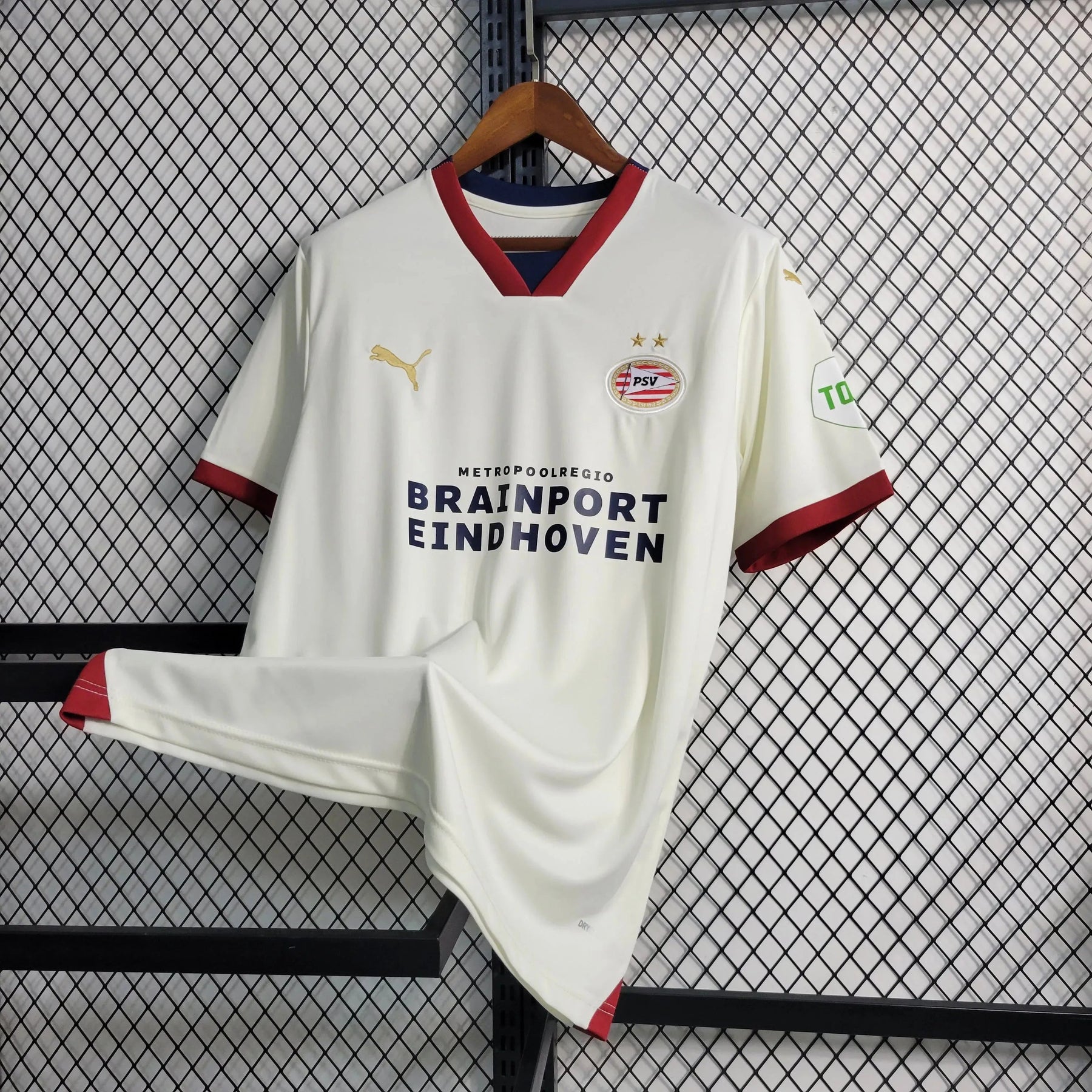 "Camisa PSV Away 23/24 - Torcedor Masculina Branca - Netmantos"