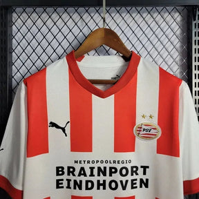 "Camisa PSV Home 22/23 - Torcedor Masculina Branca e Vemelha - Netmantos"