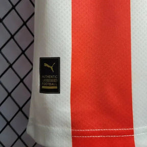 "Camisa PSV Home 22/23 - Torcedor Masculina Branca e Vemelha - Netmantos"