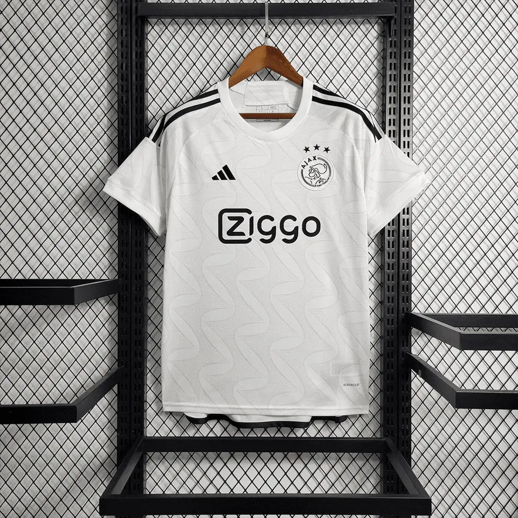 "Camisa Ajax Away 23/24 - Torcedor Masculina Branca - Netmantos"
