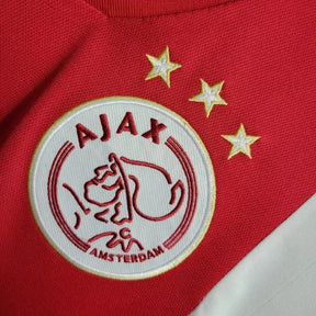 "Camisa Ajax Home 22/23 - Torcedor Masculina Branca e Vermelha - Netmantos"