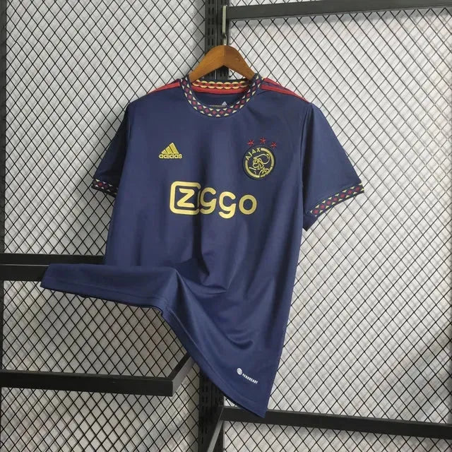"Camisa Ajax Away 22/23 - Torcedor Masculina Azul - Netmantos"