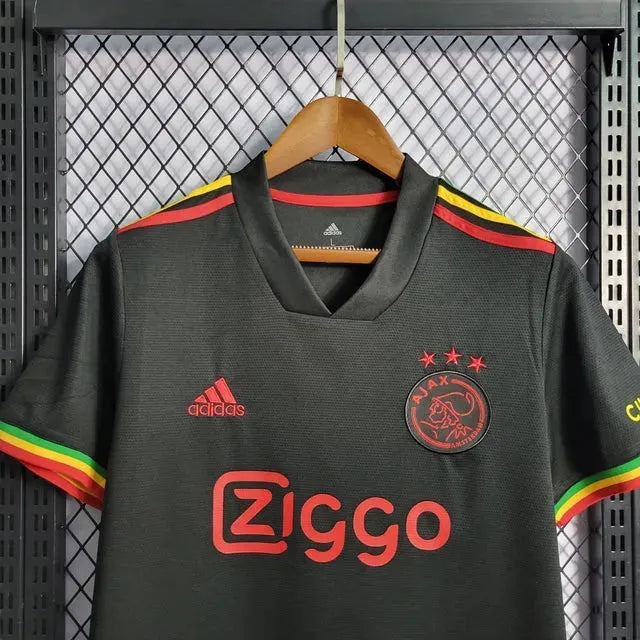"Camisa Ajax Concept 21/22 - Torcedor Masculina Preta - Netmantos"