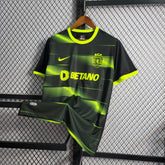 "Camisa Sporting Away 22/23 - Torcedor Masculina Preta e Verde - Netmantos"