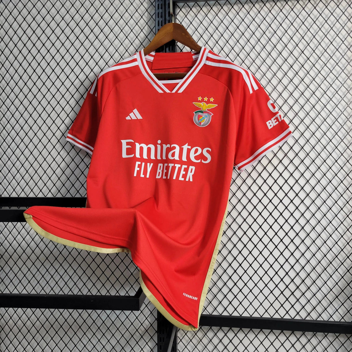 "Camisa Benfica Home 23/24 - Torcedor Masculina Vermelha - Netmantos"