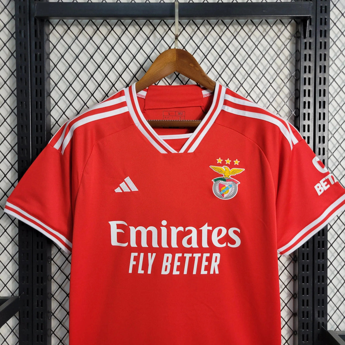 "Camisa Benfica Home 23/24 - Torcedor Masculina Vermelha - Netmantos"
