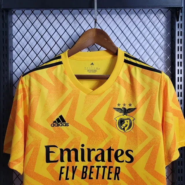 "Camisa Benfica Away 22/23 - Torcedor Masculina Amarela - Netmantos"