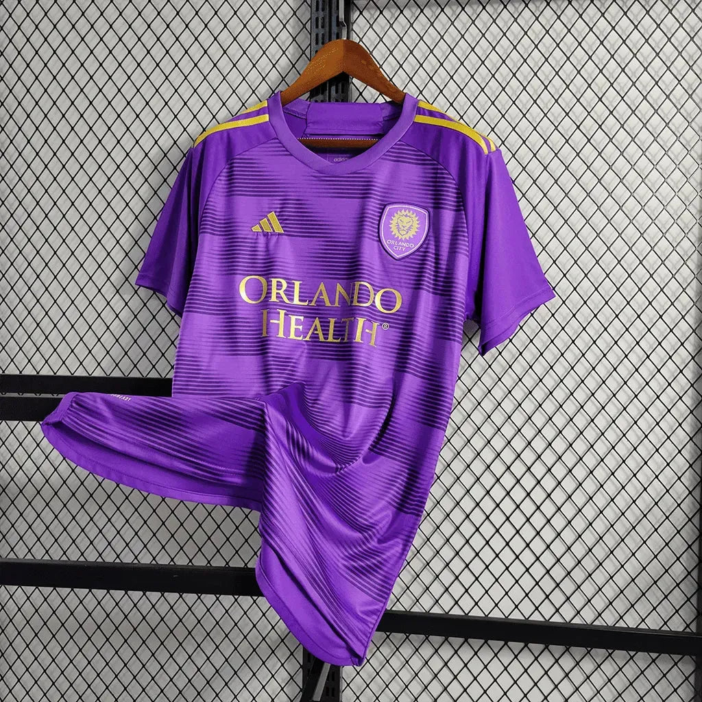 "Camisa Orlando City Home 23/24 - Torcedor Masculina Roxa - Netmantos"