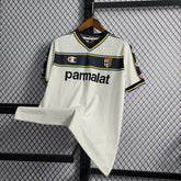 "Camisa Parma Retrô Away 02/03 - Torcedor Masculina Branca - Netmantos"