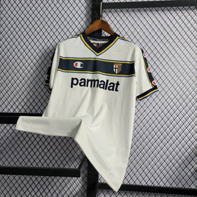 "Camisa Parma Retrô Away 02/03 - Torcedor Masculina Branca - Netmantos"