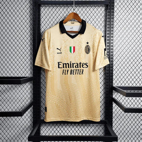 "Camisa AC Milan Double 23/24 - Torcedor Masculina Bege - Netmantos"