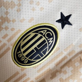 "Camisa AC Milan Double 23/24 - Torcedor Masculina Bege - Netmantos"