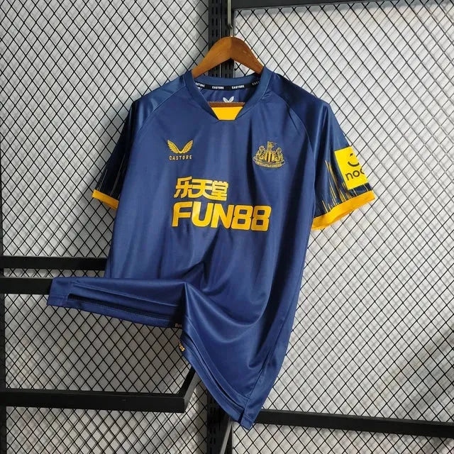 "Camisa Newcastle United Away 22/23 - Torcedor Masculina Azul - Netmantos"