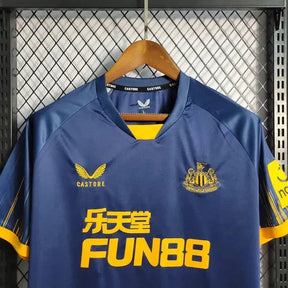 "Camisa Newcastle United Away 22/23 - Torcedor Masculina Azul - Netmantos"
