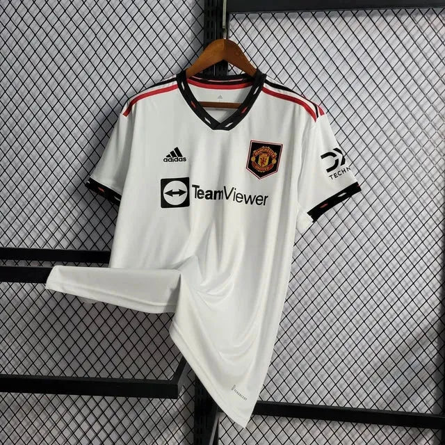 "Camisa Manchester United Away 22/23 - Torcedor Masculina Branca - Netmantos"