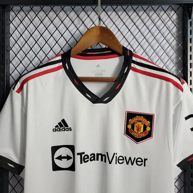 "Camisa Manchester United Away 22/23 - Torcedor Masculina Branca - Netmantos"