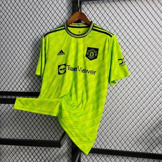"Camisa Manchester United Away 22/23 - Torcedor Masculina Verde - Netmantos"