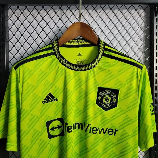 "Camisa Manchester United Away 22/23 - Torcedor Masculina Verde - Netmantos"
