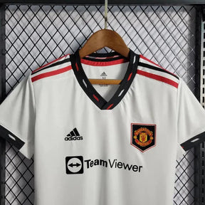"Camisa Manchester United Away 22/23 - Torcedor Feminina Branca - Netmantos"