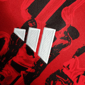 "Camisa Manchester United Treino 23/24 - Torcedor Masculina Preta e Vermelha - Netmantos"