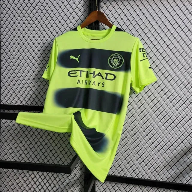 "Camisa Manchester City II Away 22/23 - Torcedor Masculina Verde - Netmantos"