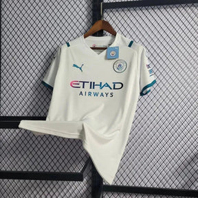 "Camisa Manchester City 21/22 - Torcedor Masculina Branca - Netmantos"