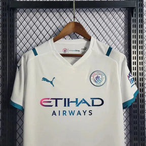 "Camisa Manchester City 21/22 - Torcedor Masculina Branca - Netmantos"