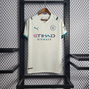"Camisa Manchester City 21/22 - Torcedor Masculina Branca - Netmantos"