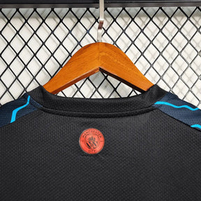 "Camisa Manchester City Treino 23/24 - Torcedor Masculina Preta e Azul - Netmantos"