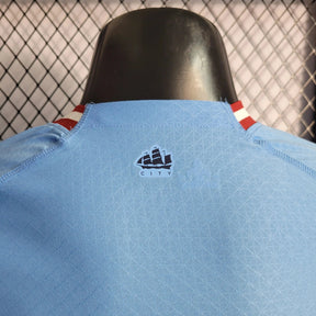"Camisa Manchester City Home 22/23 - Jogador Masculina - Netmantos"
