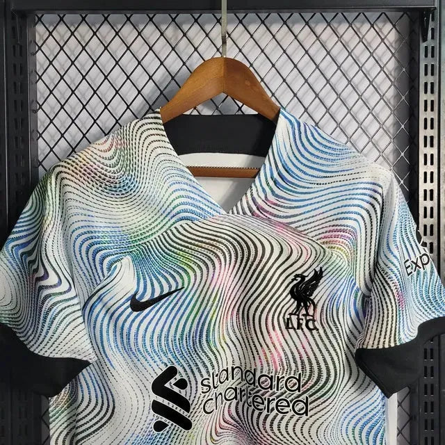 "Camisa Liverpool Away 22/23 - Torcedor Masculina Refletiva - Netmantos"