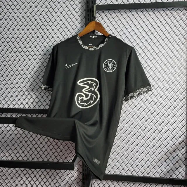 "Camisa Chelsea Concept 22/23 - Torcedor Masculina Preta - Netmantos"