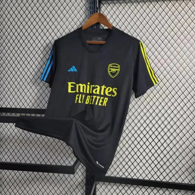 "Camisa Arsenal Treino 23/24 - Torcedor Masculina Preta - Netmantos"