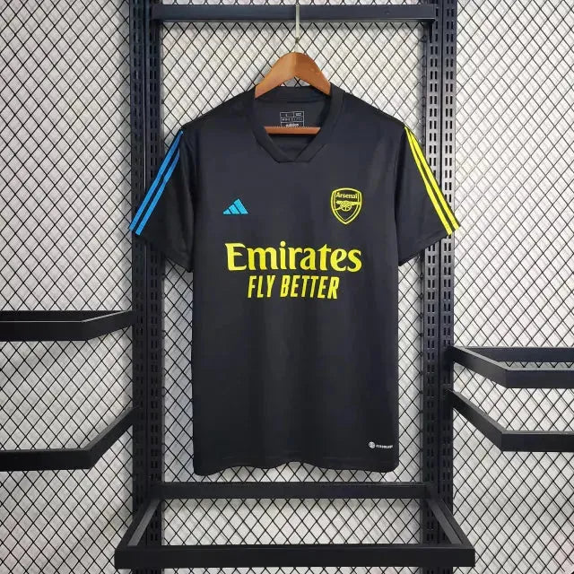 "Camisa Arsenal Treino 23/24 - Torcedor Masculina Preta - Netmantos"