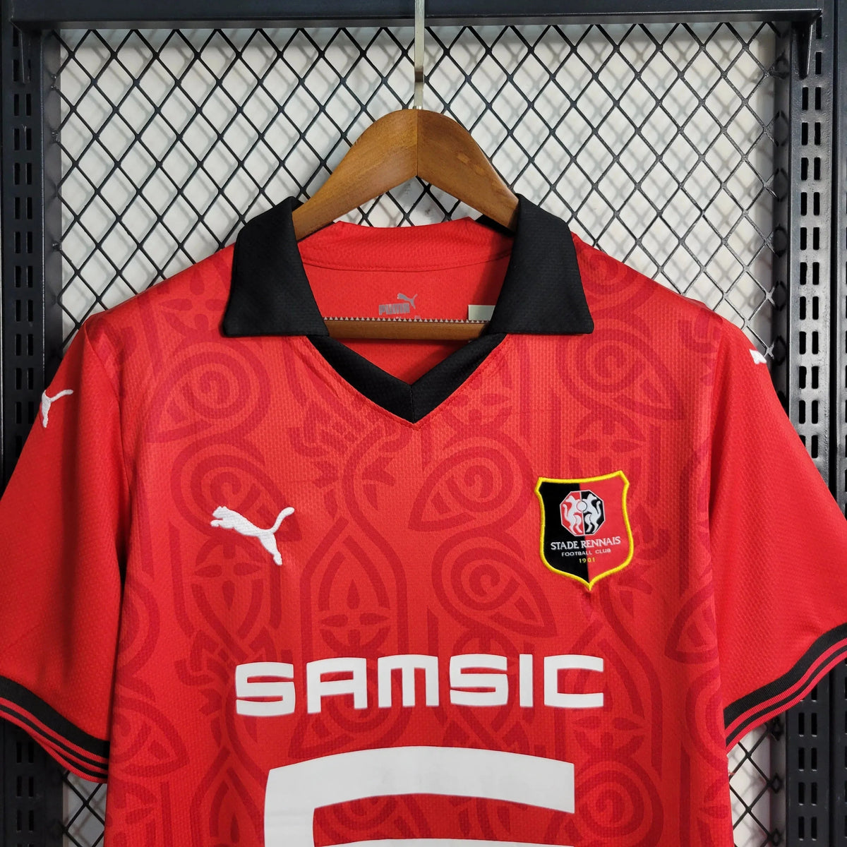 "Camisa Stade Rennais Home 23/24 - Torcedor Masculina - Netmantos"