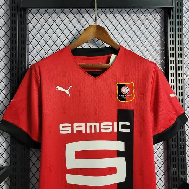 "Camisa Stade Rennais Home 22/23 - Torcedor Masculina - Netmantos"