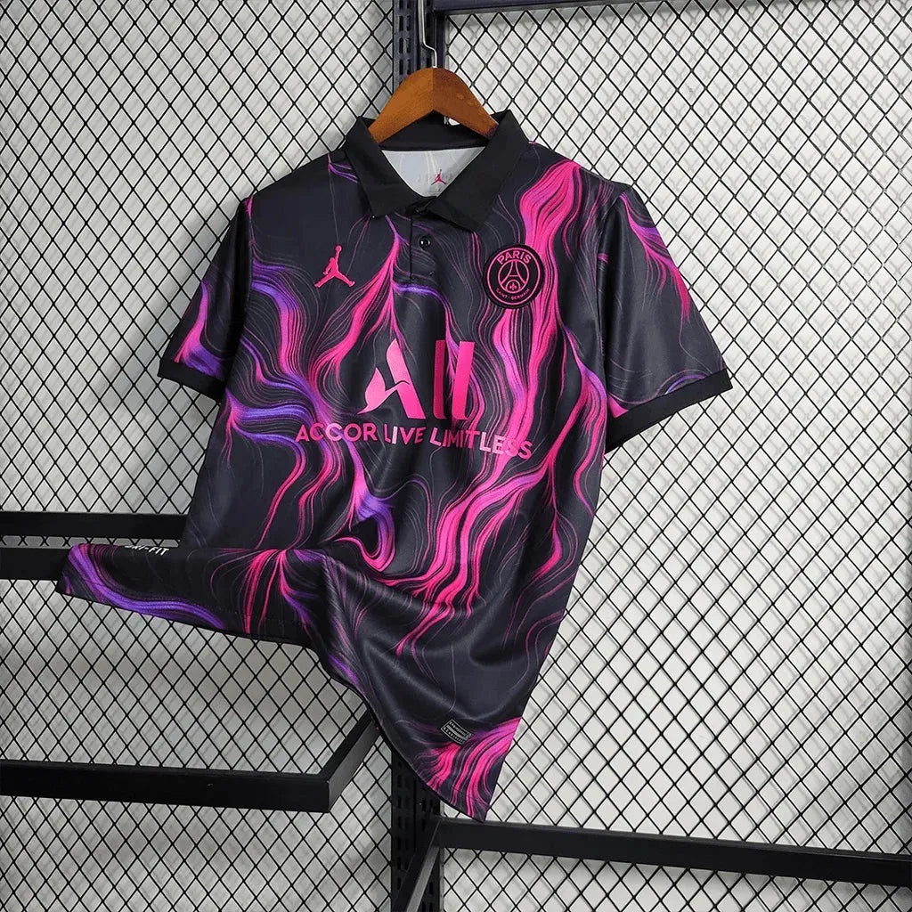 "Camisa PSG Edição Especial 23/24 - Torcedor Masculina Rosa - Netmantos"