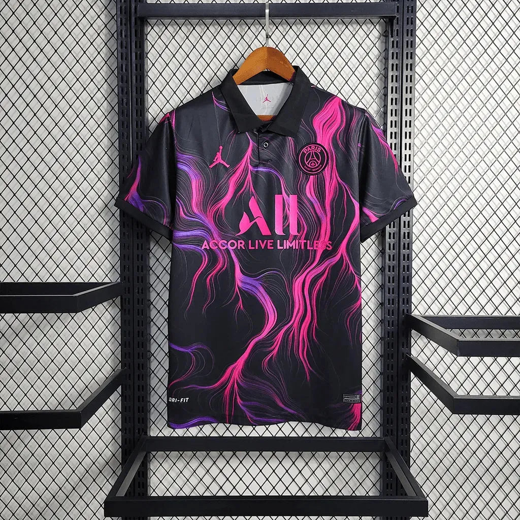 "Camisa PSG Edição Especial 23/24 - Torcedor Masculina Rosa - Netmantos"