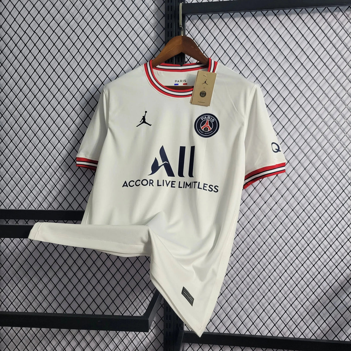 "Camisa PSG III Away 21/22 - Torcedor Masculina Branca - Netmantos"