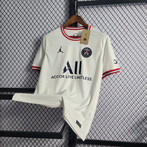 "Camisa PSG III Away 21/22 - Torcedor Masculina Branca - Netmantos"