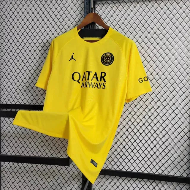 "Camisa PSG Treino 23/24 - Torcedor Masculina Amarela - Netmantos"