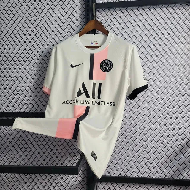 "Camisa PSG Away 21/22 - Torcedor Masculina Branca - Netmantos"