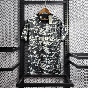 "Camisa Lyon Away 22/23 - Torcedor Masculina Preta e Branca - Netmantos"