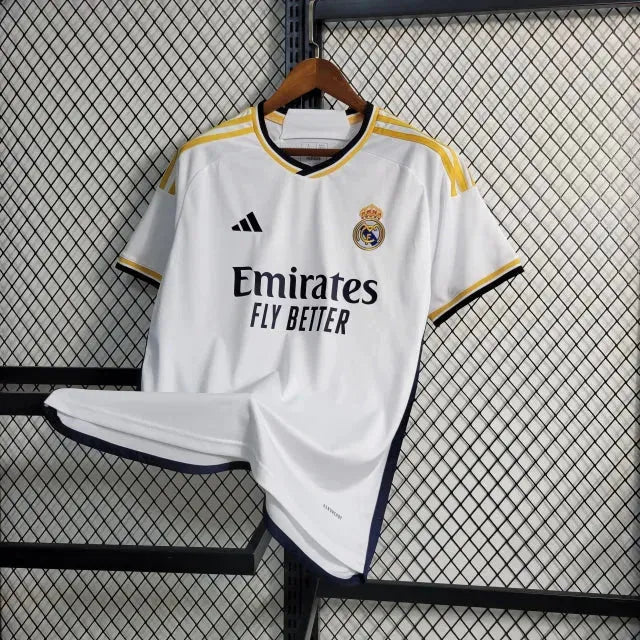 "Camisa Real Madrid Home 23/24 - Torcedor Masculina - Netmantos"